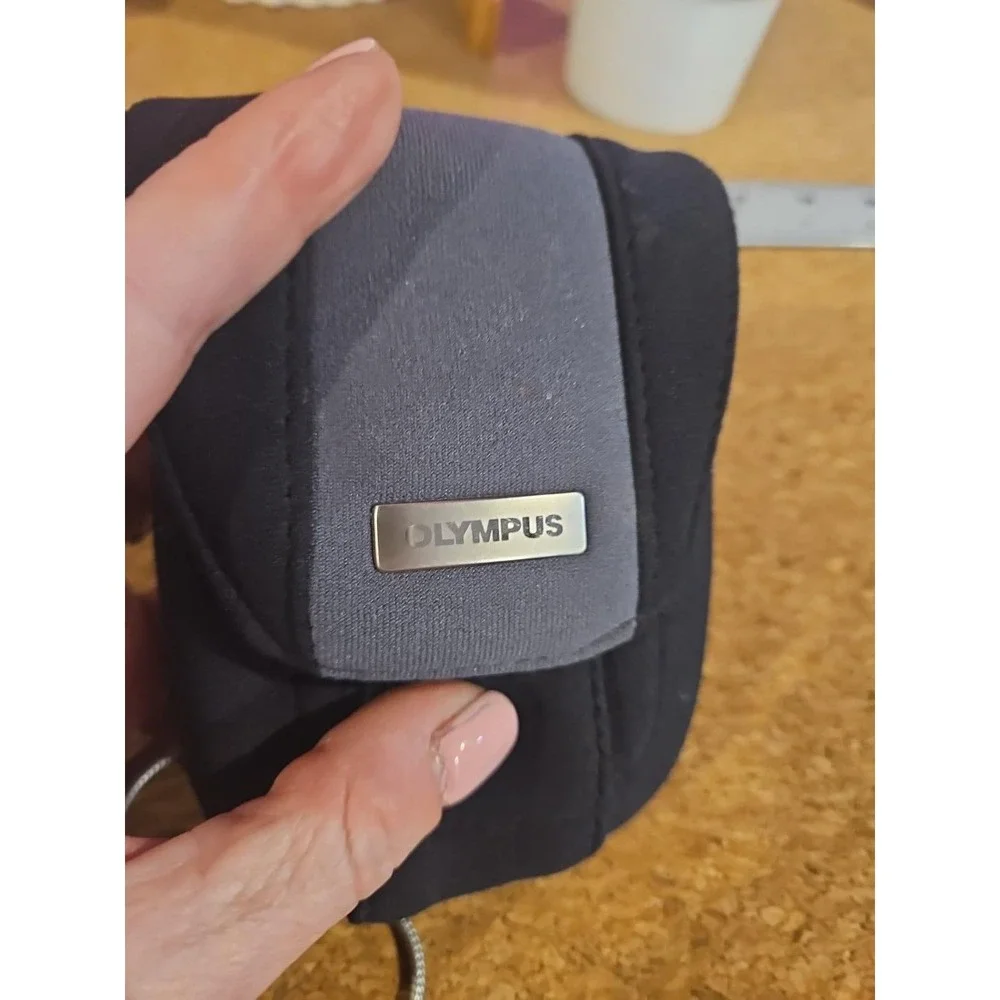 Olympus Camera Case Unisex OS Black Grey Neoprene Pouch Belt Loop ST39